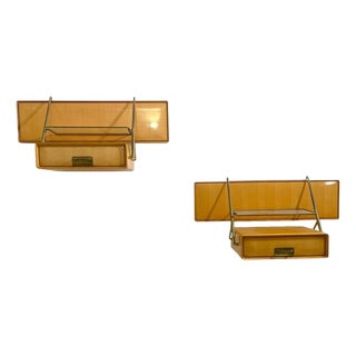 Mid-Century Modern Nightstands attributed to Silvio Cavatorta, 1950s, Set of 2 For Sale