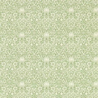 Morris & Co Borage Wallpaper in Leafy Arbour For Sale