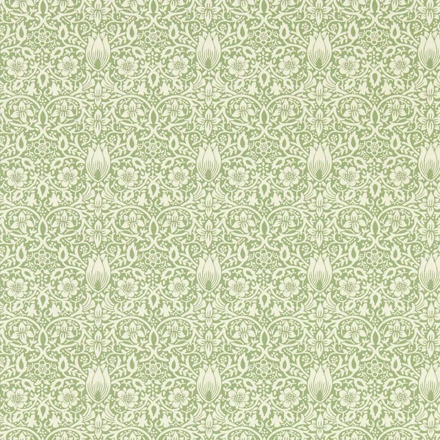 Morris & Co Borage Wallpaper in Leafy Arbour For Sale