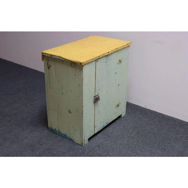 Antique Primitive Jelly Cupboard With Hinged Door and Interior Shelf For Sale - Image 4 of 18