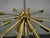 28-Light Brass Sputnik Chandelierby Kamenický Šenov, Czechoslovakia, 1970s For Sale - Image 9 of 17