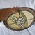 Metal Large Vintage Round Slag Stained Glass and Beveled Glass Round Panel/Window For Sale - Image 7 of 11