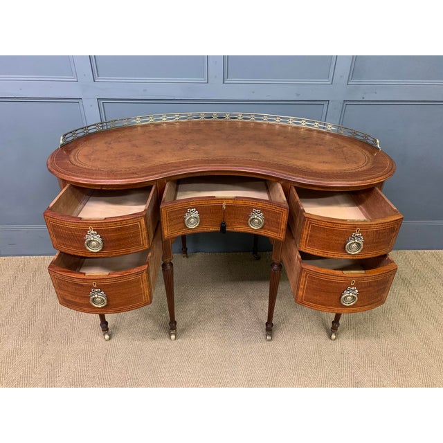 Edwardian Inlaid Mah, 1900s For Sale - Image 6 of 14