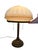 Metal Antique Bradley & Hubbard Bronze Table Lamp With Slag Glass Dome Shade For Sale - Image 7 of 18