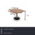 This stylish Titan III wooden dining table from Draenert combines modern design and functionality. The square table top...