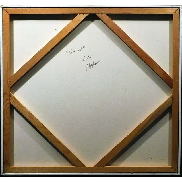 Impressionist Zhao "Shine Upon" Original Oil Painting on Stretched Canvas Hand Signed For Sale - Image 3 of 5