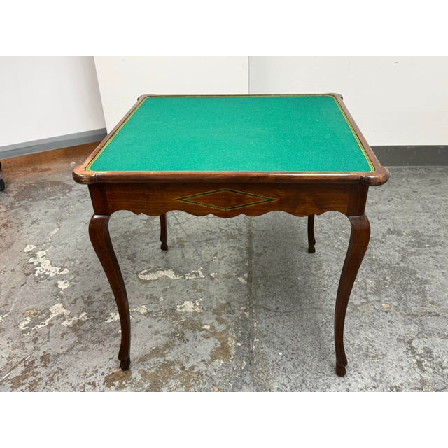 Late 20th Century Mid-Century Italian Sorrento Reversible Game Table For Sale - Image 5 of 12
