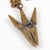 1960s French Sculptor Henri Nogaret Mid-Century Brutalist Bronze Pendant Necklace For Sale - Image 5 of 9