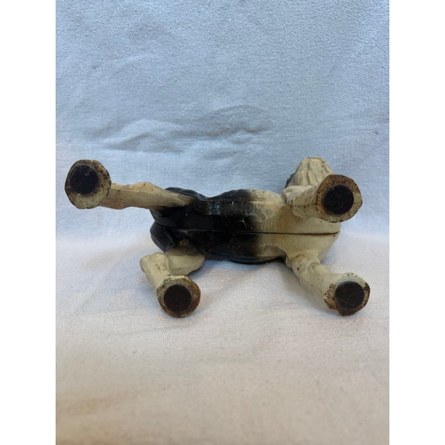 Large Cast Iron Hubley Boston Terrier For Sale - Image 10 of 11