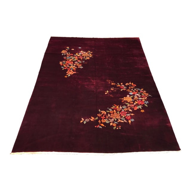 1930s Art Deco Design Chinese Rug- 11’10” X 16’ For Sale