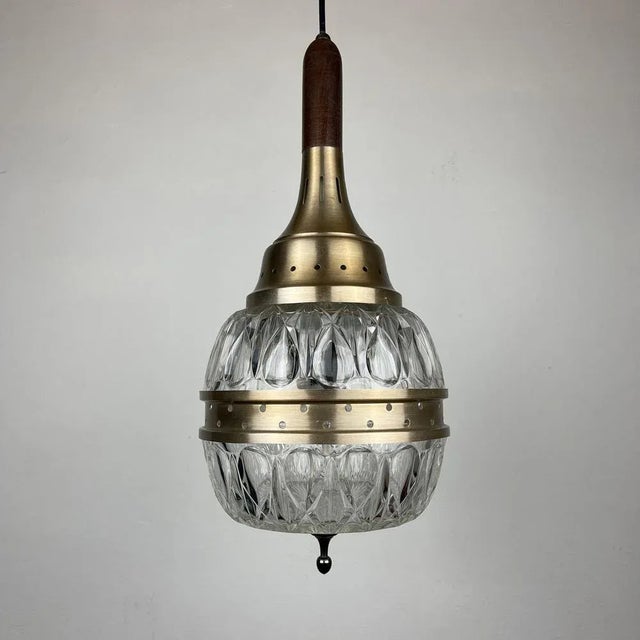 Mid-Century Italian Pendant Lamp in Glass, 1960s For Sale - Image 13 of 13