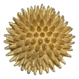 MCM Jewelry Rare “Sea Urchin” Starburst Brooch Signed DeNicol For Sale
