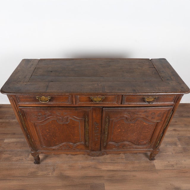 19th Century French Oak Sideboard Buffet For Sale - Image 4 of 12