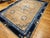 19th Century Oversized Chinese Peking Hand-Knotted Rug in Tan, Navy, Blue For Sale - Image 10 of 18