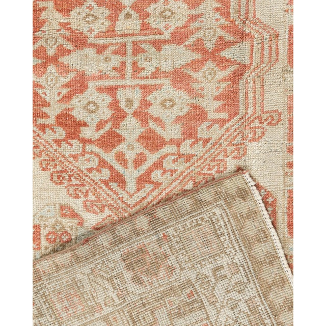 White Antique Serab Runner 3' X 7'10 For Sale - Image 8 of 12