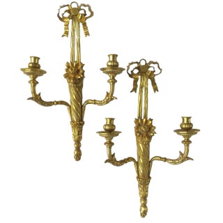 Wall Sconces, Louis XVI - a Pair For Sale