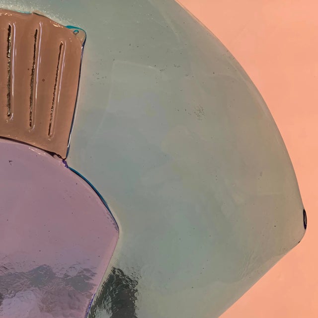 1980s Murano Glass Itre Wall Lights - a Pair For Sale - Image 9 of 13