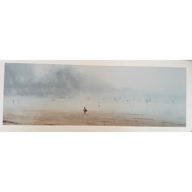 Large-format art print Plage (2013) by Nicolas Le Beuan Benic, known for his atmospheric and cinematic photography...