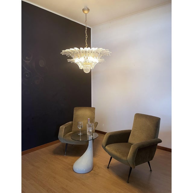Murano Chandelier in Transparent Glass, 1990s For Sale - Image 8 of 18