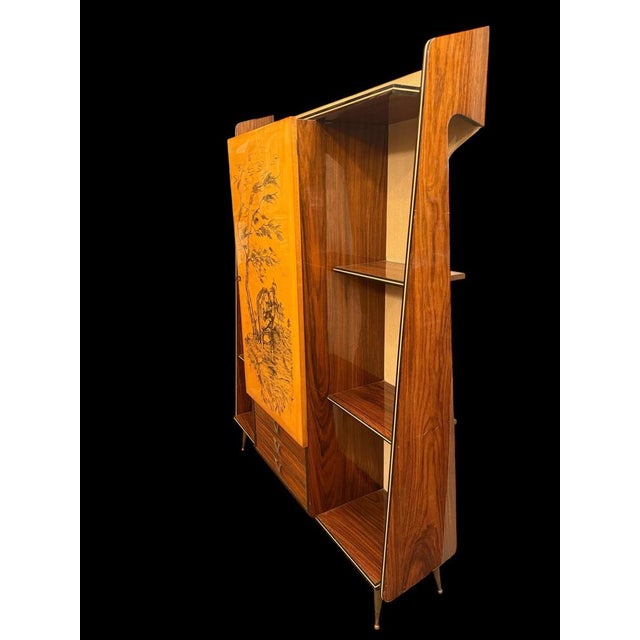 Mid-Century MultiFunctional Bar Cabinet, 1950s For Sale - Image 14 of 15