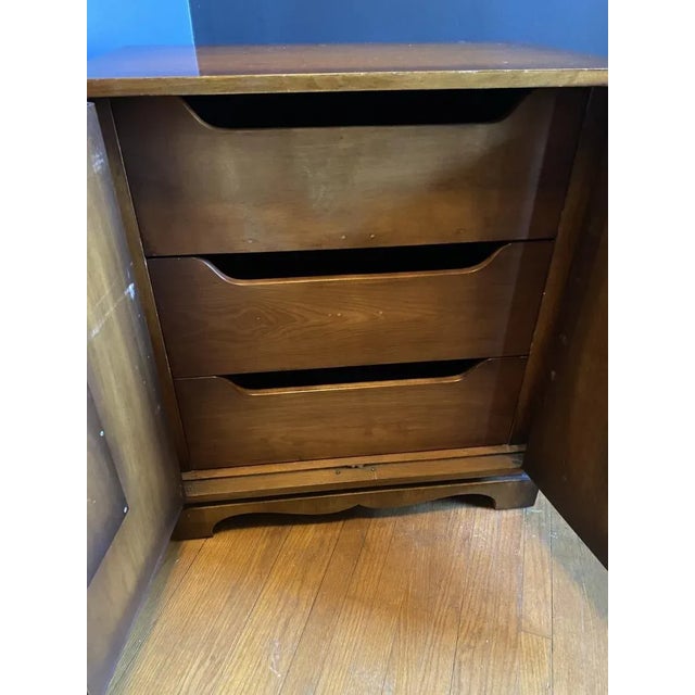 1940s Grosfeld House Cabinet & Matching Mirror - 2 Pieces For Sale - Image 9 of 13