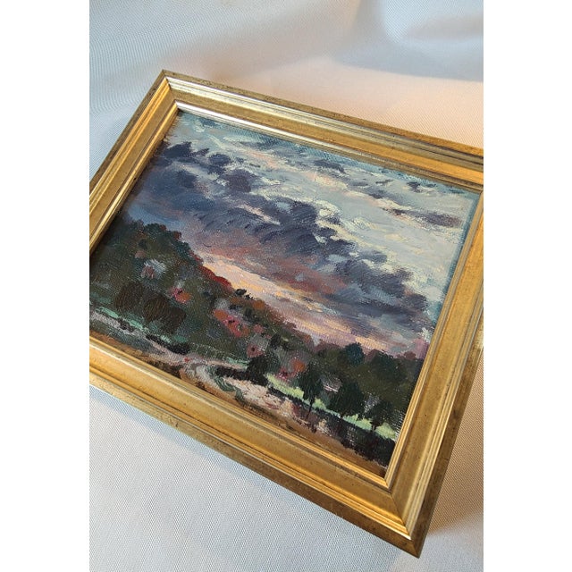 ‘Spring Sunset’ Contemporary Landscape Painting, Framed For Sale - Image 4 of 6