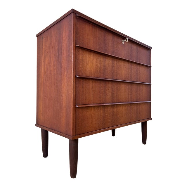 Danish Teak Chest of Drawers For Sale
