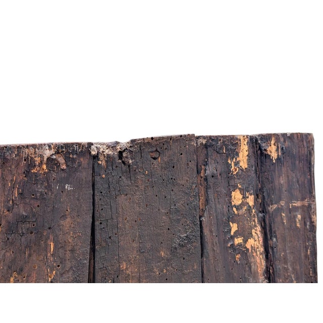 Wood Two-Door Chestnut Wood Cabinet from the Late 17th Century - Tuscany, Italy For Sale - Image 7 of 16