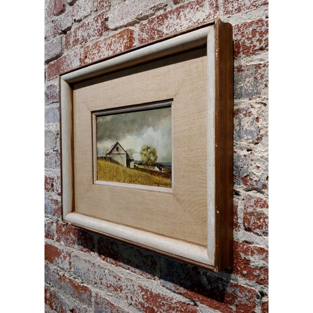 Richard Schlecht - Farm House in Maine Landscape - Oil Painting For Sale In Los Angeles - Image 6 of 9