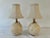 Stone Travertine Ball Table Lamps - a Pair For Sale - Image 7 of 11