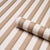 Schumacher Sample - Schumacher Rigsby Stripe Wallcovering In Driftwood For Sale - Image 4 of 6
