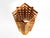 Brown Large Scandinavian Pine Veneer Floor or Table Lamp, 1960s For Sale - Image 8 of 18