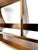 1960s Vintage Mid-Century Modern Wood Bookcase With Brass-Capped Feet For Sale - Image 5 of 12