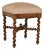 19th Century French Walnut Upholstered Stool For Sale