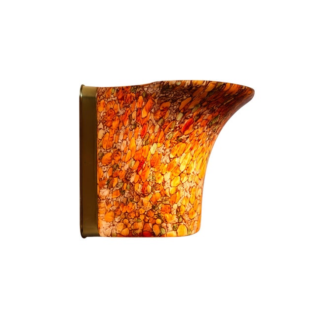 Mid-Century Modern Mid-Century Multicolored Murano Glass Wall Sconces, Germany, 1960, Set of 2 For Sale - Image 3 of 9