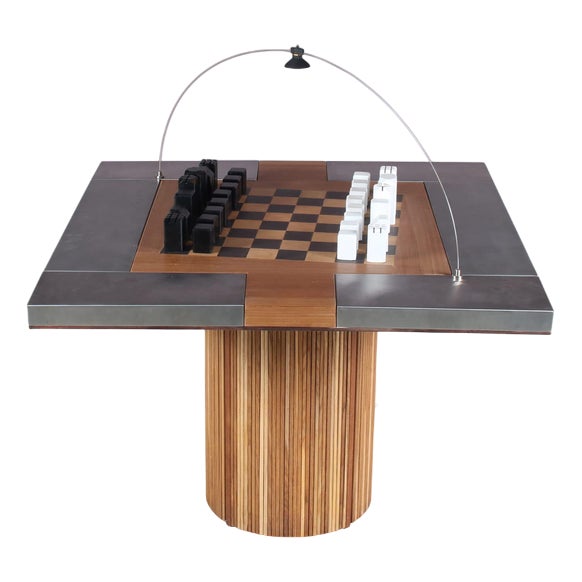 Pacifico Chess Table by Franco Bozzi and Duccio Trassinelli for Studio A.R.D.I.T.I, Italy, 1973 For Sale