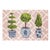 Topiary Collection Hook Rug 2 x 3' For Sale - Image 4 of 4