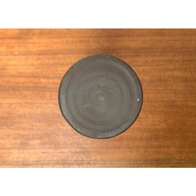 Mid-Century Pottery Vase with Organic Shape from BKW Böttger Keramik Wandsbek, Hamburg, Germany, 1960s For Sale - Image 12 of 18