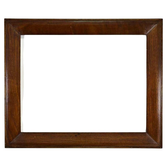 Mid-20th Century Italian Walnut Wooden Frame For Sale - Image 5 of 5