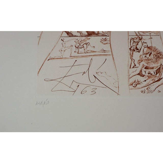 1960s 1960s Salvador Dali the Mythology Judgment of Paris For Sale - Image 5 of 5