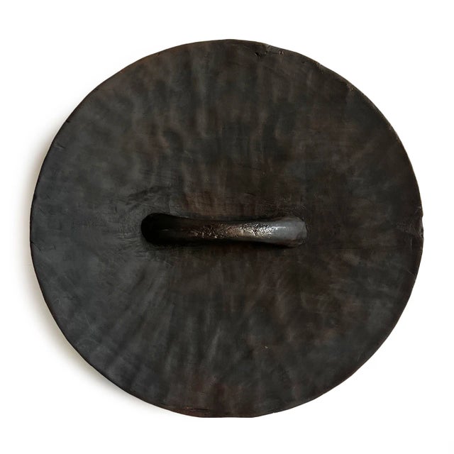 Mid 20th Century Vintage Black Beaded Cowry Shield Wall Decor For Sale - Image 5 of 5