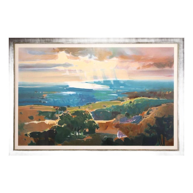 John Maxon Discovery Signed Contemporary Lithograph on Paper 27/200 Framed 1994 For Sale