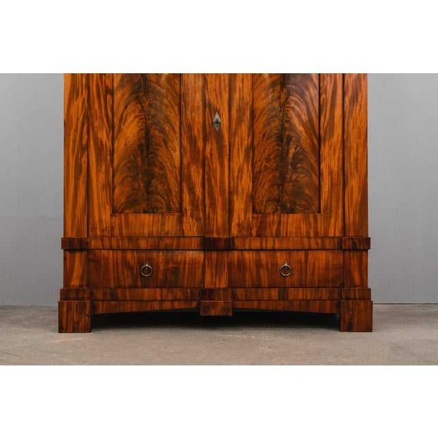 Biedermeier Wardrobe in Mahogany For Sale - Image 11 of 18