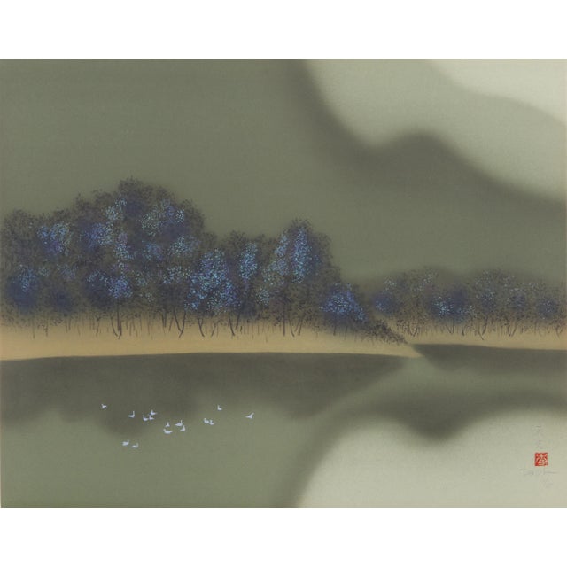 David Lee, Mountain Lake (6), Lithograph For Sale