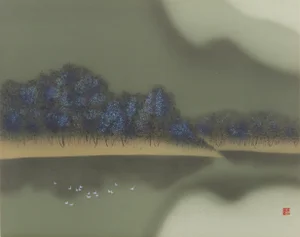 David Lee, Mountain Lake (6), Lithograph