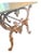 French Country Late 19th Century French Butcher Table With Marble Top, Double Bull's Head Base For Sale - Image 3 of 8