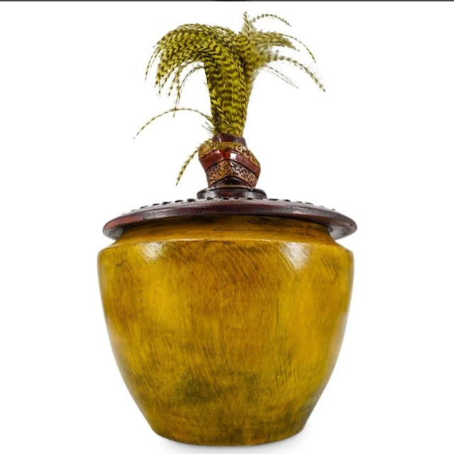 Arts & Crafts 1970s Signed Amy Grant Ceramic Lidded Pot For Sale - Image 3 of 7