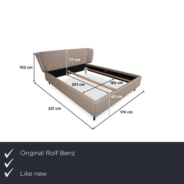 with the Rolf Benz Sono, you're bringing a true work of art into your bedroom. The headboard captivates with its elaborate...