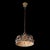 Mid-Century Cool Umber Glazed Ceramic Pendant Chandelier With Amber Glass Detail For Sale - Image 4 of 15