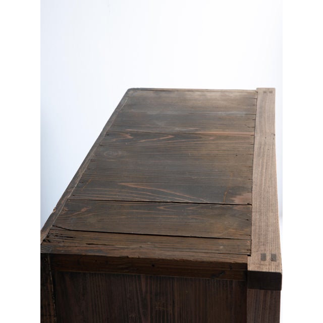 Japanese Antique Tansu 1860s-1920s / Cabinet Sideboard Wabi Sabi For Sale - Image 17 of 17
